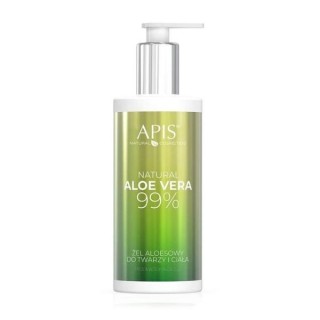 Apis Natural Aloe Vera 99% Żel aloesowy do twarzy i ciała 300 ml