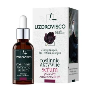 Uzdrovisco roślinne aktywne Serum przeciw zmarszczkom Czarny Tulipan 30 ml Uzdrovisco roślinne aktywne Serum przeciw zmarszczkom Czarny Tulipan 30 ml