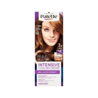 Schwarzkopf Palette Intensive Color Creme Farba do włosów /7-560/ Prażony Metaliczny Brąz