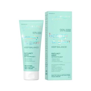 Eveline Beauty & Glow Keep Balance! matujący Krem do twarzy detoksykujący 50 ml