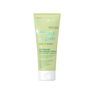 Eveline Beauty & Glow Peel it Baby! naturalny Peeling do twarzy enzymatyczny i mechaniczny 75 ml
