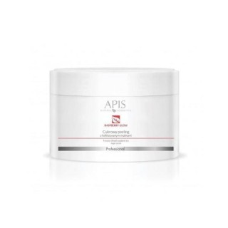 Apis Raspberry Glow cukrowy Peeling z liofilozowanymi malinami 220 g