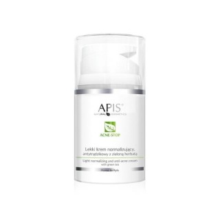 Apis Acne-Stop lekki Krem do twarzy normalizujący antytrądzikowy z zieloną herbatą 50 ml
