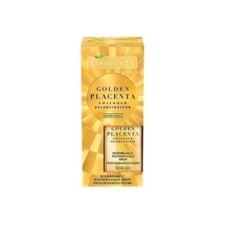 Bielenda GOLDEN PLACENTA COLLAGEN RECONSTUCTOR regenerująco-rozświetlające Serum przeciwzmarszczkowe 30 g
