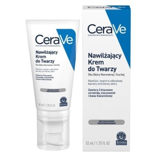 Cerave nawilżający Krem do twarzy dla skóry normalnej i suchej 52 ml