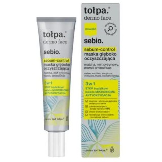 TOŁPA DERMO FACE SEBIO maska głęboko oczyszczająca do twarzy TOŁPA DERMO FACE SEBIO maska głęboko oczyszczająca do twarzy