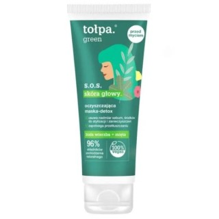Tołpa Green S.O.S. oczyszczająca Maska-detox do włosów na skórę głowy Tołpa Green S.O.S. oczyszczająca Maska-detox do włosów na skórę głowy