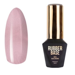 MollyLac Rubber Base Pixy Pink Baza kauczukowa do lakierów hybrydowych