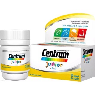 Centrum Junior od A do Z suplement diety do ssania dla dzieci od 4 roku życia 30 tabletek