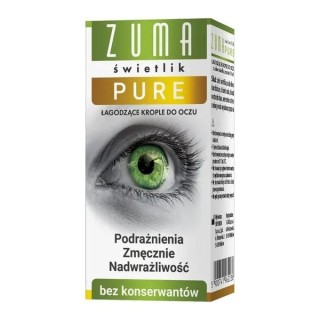 Zuma Świetlik Pure Krople do oczu bez konserwantów 10 ml