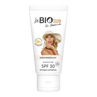 beBIO Sun Ewa Chodakowska naturalny Krem mineralny do twarzy i ciała SPF30