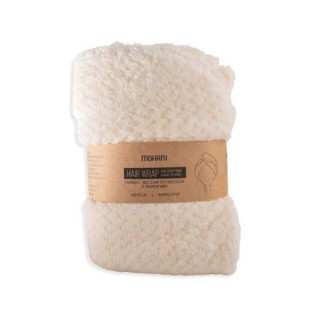 Mohani Turban-ręcznik do włosów z mikrofibry Biały