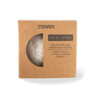 Mohani naturalna Gąbka Konjac do mycia i masażu twarzy oczyszcz