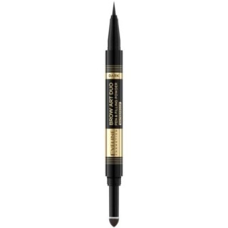 Eveline Brow Art Duo Pisak i Puder do brwi 2w1 Dark