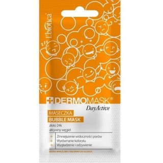 L'biotica Dermomask Maseczka Bubble Mask Złoto 24K & Aktywny Węgiel 10 ml