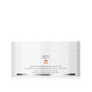 Apis Orange Terapis naturalne Masło Shea do masażu ciała z marokańskim olejkiem arganowym i ekstraktem pomarańczy