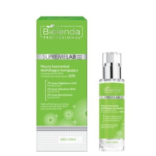 Bielenda Professional SUPREMELAB Sebio Derm nocny Koncentrat eksfoliująco-korygujący