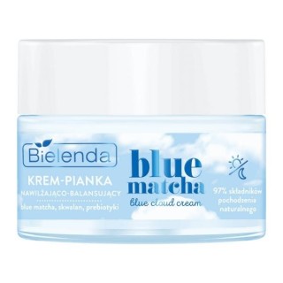 Bielenda Blue Matcha Krem-pianka nawilżająco-balansująca