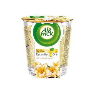 Airwick Świeca zapachowa White Vanilla Bean 105 g