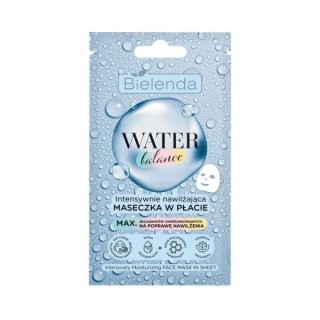 Bielenda Water Balance intensywnie nawilżająca Maseczka w płacie