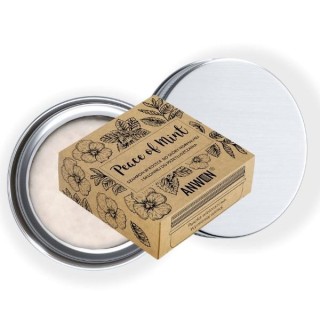 Anwen Peace Of Mint Szampon w kostce do skóry normalnej i skłonnej do przetłuszczania się 75 g + Puszka wielorazowa