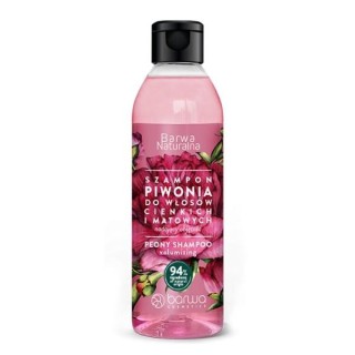 Barwa Naturalna zwiększający objętość Szampon do włosów Piwonia 300 ml