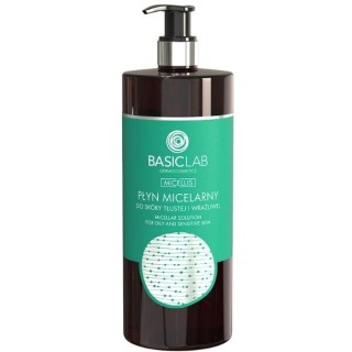 BasicLab Micellis Płyn micelarny do skóry tłustej i wrażliwej 500 ml
