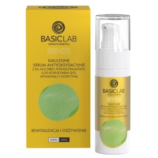 BasicLab Esteticus Serum antyoksydacyjne z 6% Rewitalizacja i Odżywienie
