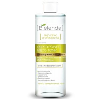 Bielenda Skin Clinic Professional aktywny Tonik korygujący Anti-age do cery mieszanej i tłustej 200 ml