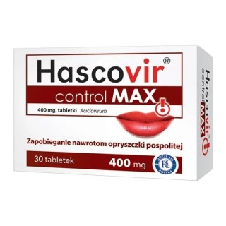 Hascovir control MAX 400 mg tabletki 30 sztuk