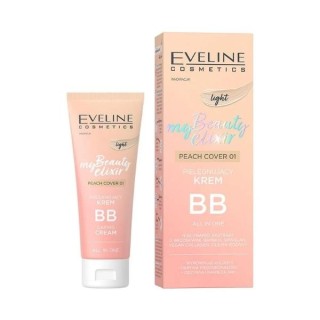 Eveline My Beauty Elixir pielęgnujący Krem do twarzy BB Light Peach 30 ml Eveline My Beauty Elixir pielęgnujący Krem do twarzy BB Light Peach 30 ml