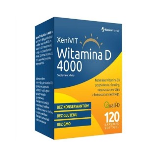 XeniVIT Witamina D 4000 Forte 120 kapsułek
