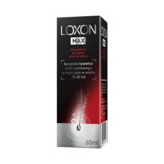 Loxon Max Płyn przeciw łysieniu dla mężczyzn 60 ml