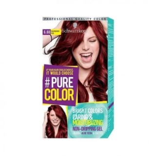 Schwarzkopf Pure Color Farba do włosów /6.88/ Malinowa Czerwień