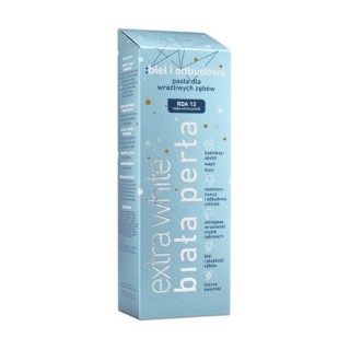 Biała Perła Extra White Pasta do wrażliwych zębów Biel i Odbudowa 75 ml