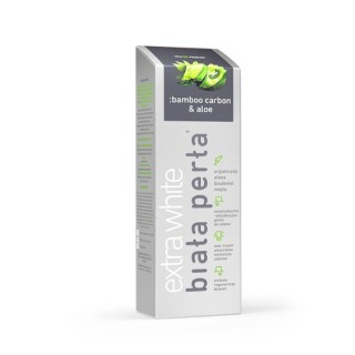 Biała Perła Extra White Pasta do zębów Bamboo Carbon & Aloe 75 ml