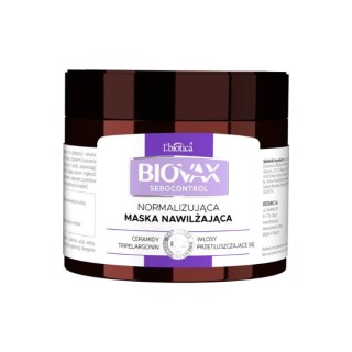 Biovax Sebucontrol normalizująca Maska do włosów seboregulująca 250 ml