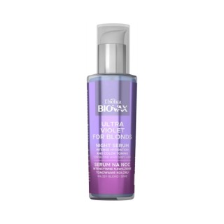 Biovax Ultra Violet intensywnie regulujące Serum do włosów blond i siwych na noc 100 ml