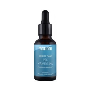 Mohani regenerująco-złuszczające Serum do twarzy Pięc Kwasów AHA 30 ml