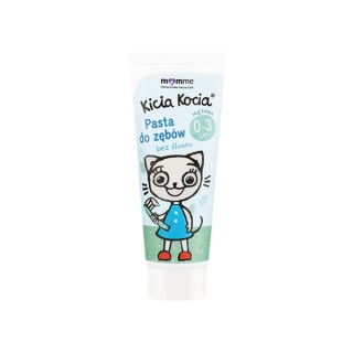 Momme Mother & Baby Natural Care Kicia Kocia Pasta do zębów bez fluoru 0-3 lata Mięta 50 ml