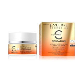 Eveline C Sensation aktywnie odmładzający Krem do twarzy liftingujący na dzień i noc 50 ml