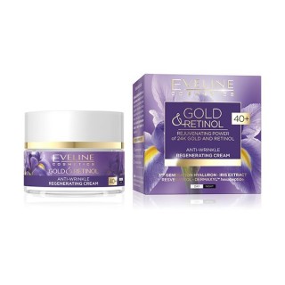 Eveline Gold&Retinol 40+ regeneracyjny Krem do twarzy przeciwzmarszczkowy 50 ml