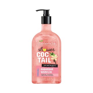 Bielenda Body Coctail Żel pod prysznic Rabarbat + Wanilia 400 ml