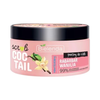 Bielenda Body Coctail Peeling do ciała Rabarbar + Wanilia 350 g
