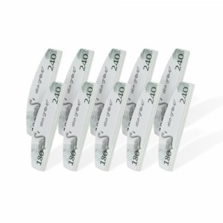 Aba Group Sweet Polerka do paznokci Mini półksiężyc Flaming 180/240 10 sztuk