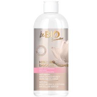 beBio Ewa Chodakowska Hyaluro bioOdmładzanie naturalny Płyn micelarny nawilżająco-kojący 400 ml