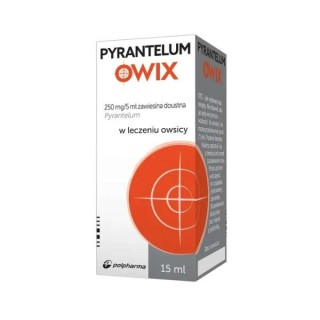 Pyrantelum Owix zawiesina doustna w leczeniu owsicy 15 ml