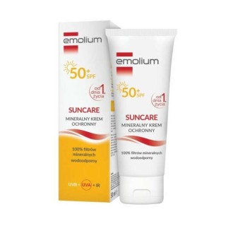 Emolium Suncare mineralny Krem ochronny SPF50+ 50 ml