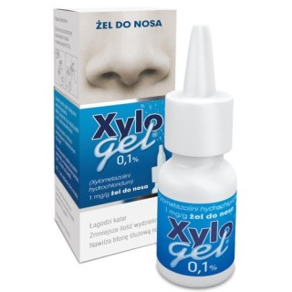 Xylogel 0,1% żel do nosa w butelce z dozownikiem 10 ml