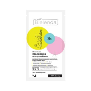 Bielenda Beauty Molecules Molekularna Maseczka do twarzy Niacynamidowa